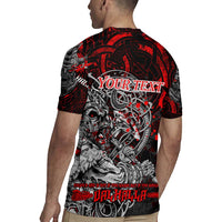 Einherjar Valhalla Rugby Jersey Viking Warrior Rage Style