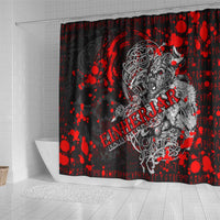 Einherjar Valhalla Shower Curtain Viking Warrior Rage Style