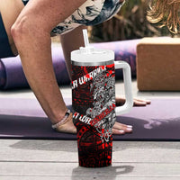 Einherjar Valhalla Tumbler With Handle Viking Warrior Rage Style