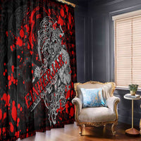 Einherjar Valhalla Window Curtain Viking Warrior Rage Style