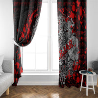 Einherjar Valhalla Window Curtain Viking Warrior Rage Style