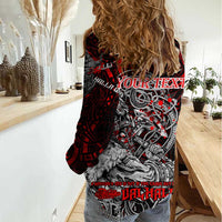 Einherjar Valhalla Women Casual Shirt Viking Warrior Rage Style