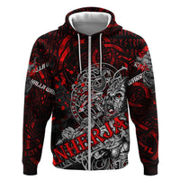 Einherjar Valhalla Zip Hoodie Viking Warrior Rage Style