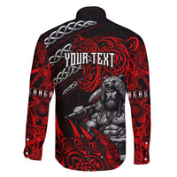 Berserker Bear Warrior Viking Family Matching Short Sleeve Bodycon Dress and Hawaiian Shirt Tribal Strength and Runic Blood