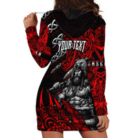 Berserker Bear Warrior Viking Hoodie Dress Tribal Strength and Runic Blood