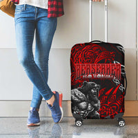 Berserker Bear Warrior Viking Luggage Cover Tribal Strength and Runic Blood