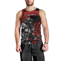 Berserker Bear Warrior Viking Men Tank Top Tribal Strength and Runic Blood