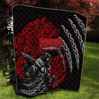 Berserker Bear Warrior Viking Quilt Tribal Strength and Runic Blood