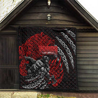 Berserker Bear Warrior Viking Quilt Tribal Strength and Runic Blood