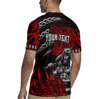 Berserker Bear Warrior Viking Rugby Jersey Tribal Strength and Runic Blood