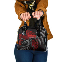 Berserker Bear Warrior Viking Shoulder Handbag Tribal Strength and Runic Blood