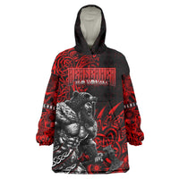 Berserker Bear Warrior Viking Wearable Blanket Hoodie Tribal Strength and Runic Blood
