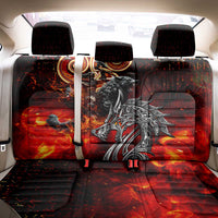 Ulfhednar Wofl Warrior Viking Back Car Seat Cover Runes Norse Mythology Fire