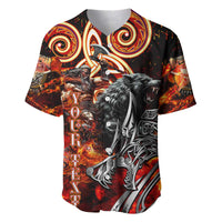 Ulfhednar Wofl Warrior Viking Baseball Jersey Runes Norse Mythology Fire