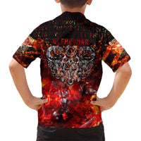 Ulfhednar Wofl Warrior Viking Hawaiian Shirt Runes Norse Mythology Fire
