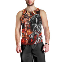 Ulfhednar Wofl Warrior Viking Men Tank Top Runes Norse Mythology Fire