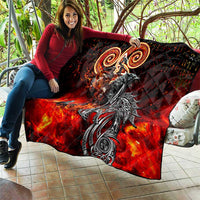 Ulfhednar Wofl Warrior Viking Quilt Runes Norse Mythology Fire