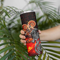 Ulfhednar Wofl Warrior Viking Skinny Tumbler Runes Norse Mythology Fire