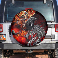 Ulfhednar Wofl Warrior Viking Spare Tire Cover Runes Norse Mythology Fire