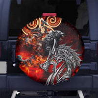 Ulfhednar Wofl Warrior Viking Spare Tire Cover Runes Norse Mythology Fire