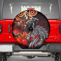 Ulfhednar Wofl Warrior Viking Spare Tire Cover Runes Norse Mythology Fire