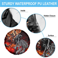 Ulfhednar Wofl Warrior Viking Spare Tire Cover Runes Norse Mythology Fire