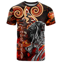 Ulfhednar Wofl Warrior Viking T Shirt Runes Norse Mythology Fire