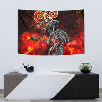 Ulfhednar Wofl Warrior Viking Tapestry Runes Norse Mythology Fire