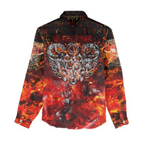 Ulfhednar Wofl Warrior Viking Women Casual Shirt Runes Norse Mythology Fire