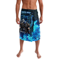 Jofurr Boar Warrior Viking Lavalava Frost Viking Runes Blue Flame