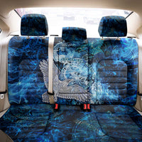 Eye of God Huginn and Muninn Viking Back Car Seat Cover Odin Ravens in Frostflame and Runeflight Style