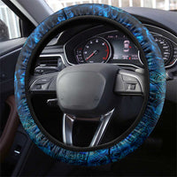 Eye of God Huginn and Muninn Viking Steering Wheel Cover Odin Ravens in Frostflame and Runeflight Style