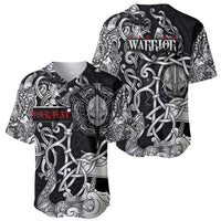 Viking Warrior Baseball Jersey Tales Entwined in Nordic Knotwork