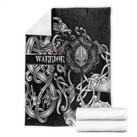 Viking Warrior Blanket Tales Entwined in Nordic Knotwork