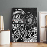 Viking Warrior Canvas Wall Art Tales Entwined in Nordic Knotwork