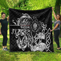 Viking Warrior Quilt Tales Entwined in Nordic Knotwork