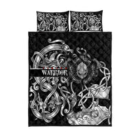 Viking Warrior Quilt Bed Set Tales Entwined in Nordic Knotwork