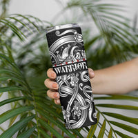 Viking Warrior Skinny Tumbler Tales Entwined in Nordic Knotwork