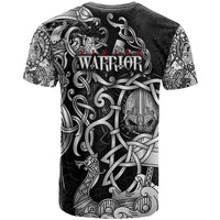 Viking Warrior T Shirt Tales Entwined in Nordic Knotwork