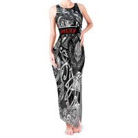 Viking Warrior Tank Maxi Dress Tales Entwined in Nordic Knotwork