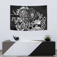 Viking Warrior Tapestry Tales Entwined in Nordic Knotwork