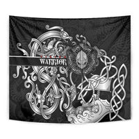 Viking Warrior Tapestry Tales Entwined in Nordic Knotwork