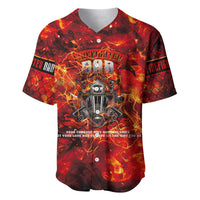 Firefighter Dad Baseball Jersey a Hero in the Flames - a Light in Our Lives