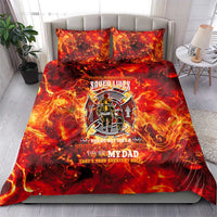 Firefighter Dad Bedding Set a Hero in the Flames - a Light in Our Lives
