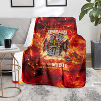 Firefighter Dad Blanket a Hero in the Flames - a Light in Our Lives