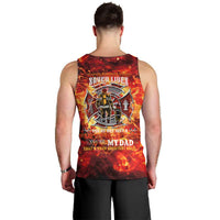 Firefighter Dad Men Tank Top a Hero in the Flames - a Light in Our Lives