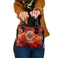 Firefighter Dad Shoulder Handbag a Hero in the Flames - a Light in Our Lives