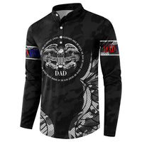 Veteran Fathers Day Button Sweatshirt My Dad is Not Just a Veteran, He's My Hero - Wonder Print Shop