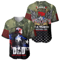Veteran Dad Baseball Jersey I Am a Veteran Like My Father Before Me
