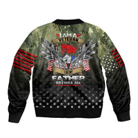Veteran Dad Bomber Jacket I Am a Veteran Like My Father Before Me